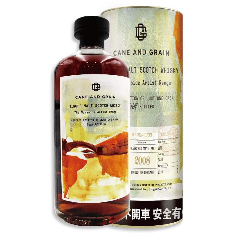 蘇格蘭麥凱利CANE & GRAIN  GLENROTHES 2008單一桶單一麥芽威士忌原酒65.2%