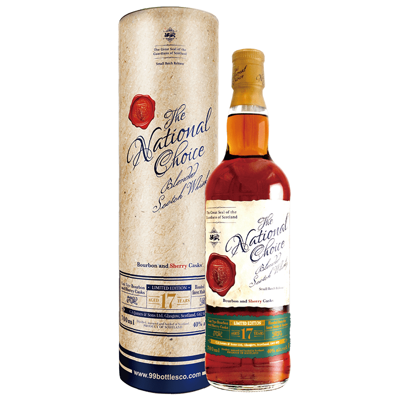 蘇格蘭威倫堡THE NATIONAL CHOICE 17年調和威士忌 40% 蘇格蘭威倫堡THE NATIONAL CHOICE 17年調和威士忌 40%