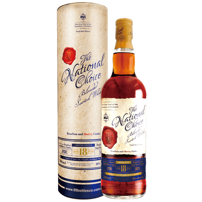 蘇格蘭威倫堡THE NATIONAL CHOICE 18年調和威士忌 40% 蘇格蘭威倫堡THE NATIONAL CHOICE 18年調和威士忌 40%