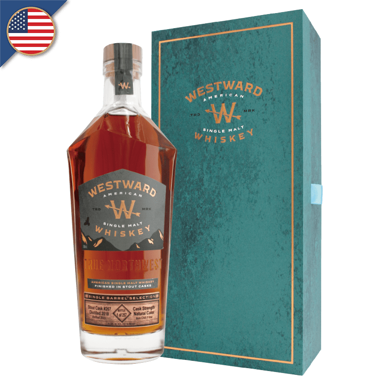 AMERICAN WESTWARD SINGLE MALT WHISKEY STOUT CASK 2018 61.09%