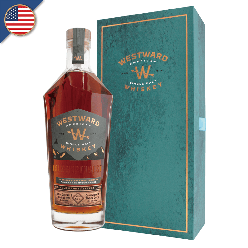 AMERICAN WESTWARD SINGLE MALT WHISKEY STOUT CASK 2018 58.63%