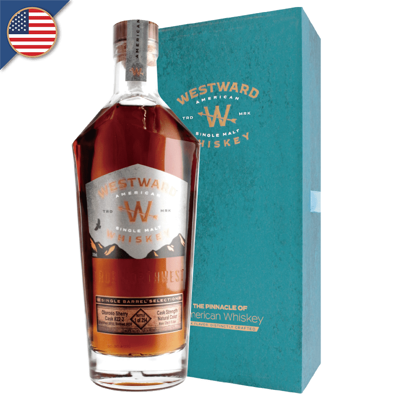 美國威蓋堡WESTWARD WHISKEY 2018單一桶單一麥芽威士忌OLOROSO雪莉桶原酒#22-2 64.27%