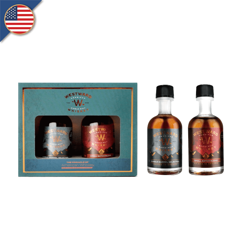 WESTWARD AMERICAN SINGLE MALT MINI SET GIFT BOX (50ml*2) 62.57%+50%