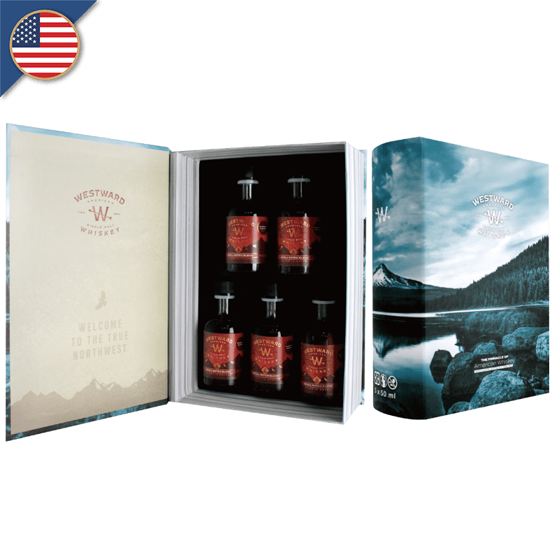 AMERICAN WESTWARD SINGLE MALT MINIATURE GIFT PACK (50ml*5) OLOROSO SHERRY CASK 50%