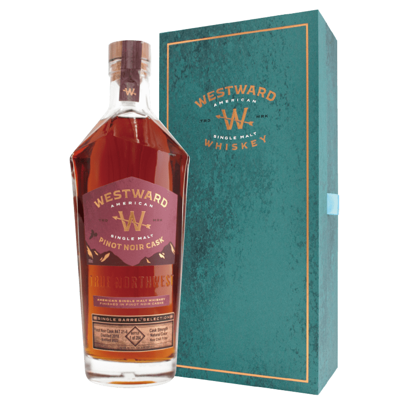 AMERICAN WESTWARD SINGLE MALT WHISKEY PINOT NOIR CASK 2018 64.28%