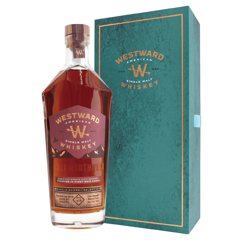 AMERICAN WESTWARD SINGLE MALT WHISKEY PINOT NOIR CASK 2017 62.94%