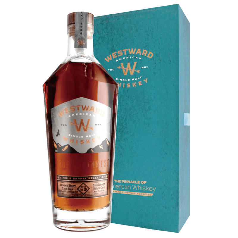 美國威蓋堡WESTWARD WHISKEY 2018單一桶單一麥芽威士忌OLOROSO雪莉桶原酒#22-2 64.27%