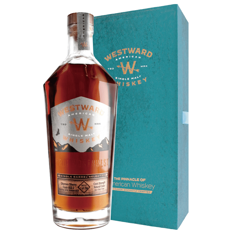 美國威蓋堡WESTWARD WHISKEY 2018單一桶單一麥芽威士忌OLOROSO雪莉桶原酒#22-3 62.15%