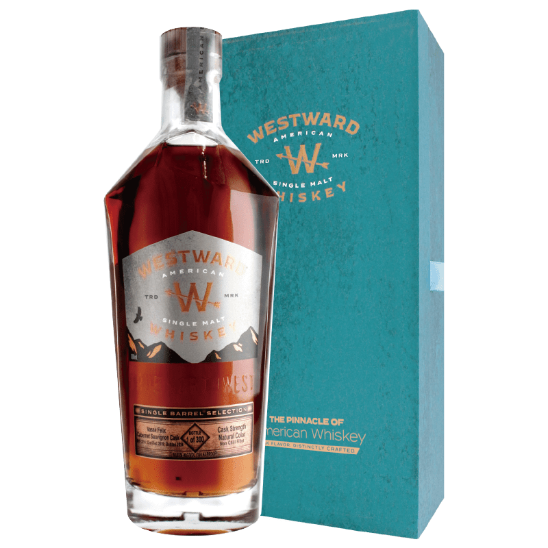 美國威蓋堡WESTWARD WHISKEY 2019單一桶單一麥芽威士忌澳洲卡本內蘇維翁紅酒桶原酒#VF-22-1 62.21%