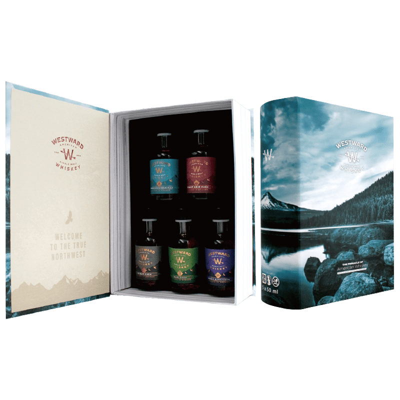 AMERICAN WESTWARD SINGLE MALT MINIATURE GIFT PACK (50ml*5) 45%+45%+46%+50%+62.5%(copy)